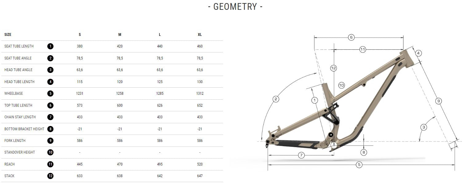 Commencal size guide sale